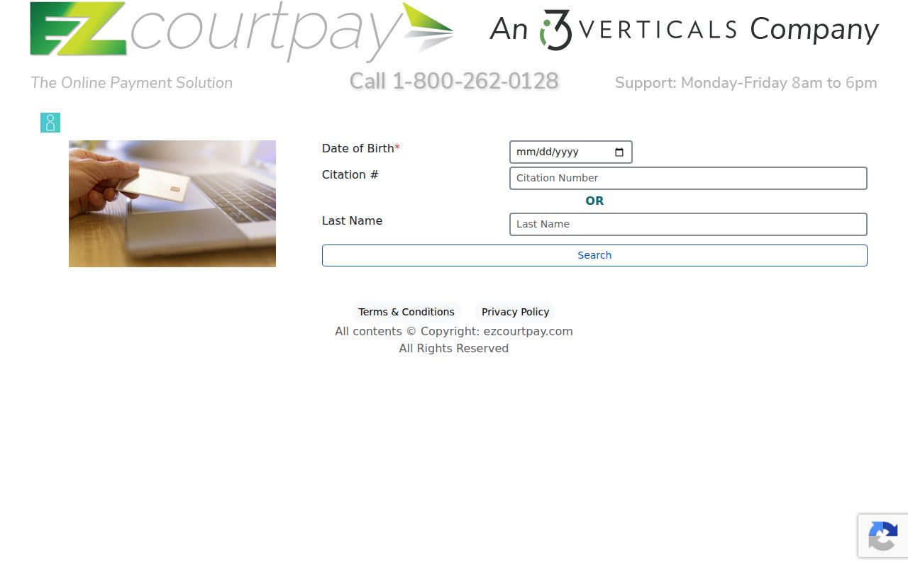 Camilla-linked citation payment interface used after court confirmation
